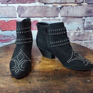 INC International Concepts "Iliana" Studded Ankle Boots